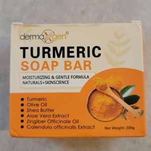 New organic turmeric soap bar